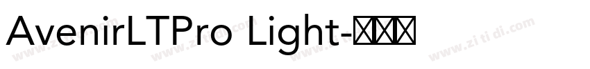 AvenirLTPro Light字体转换